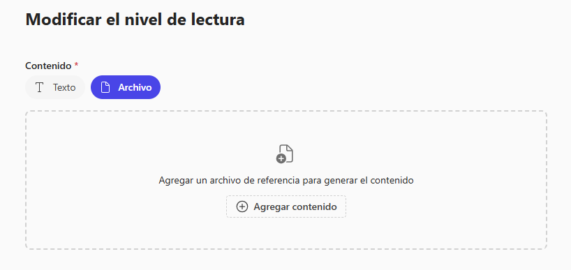 subir archivo